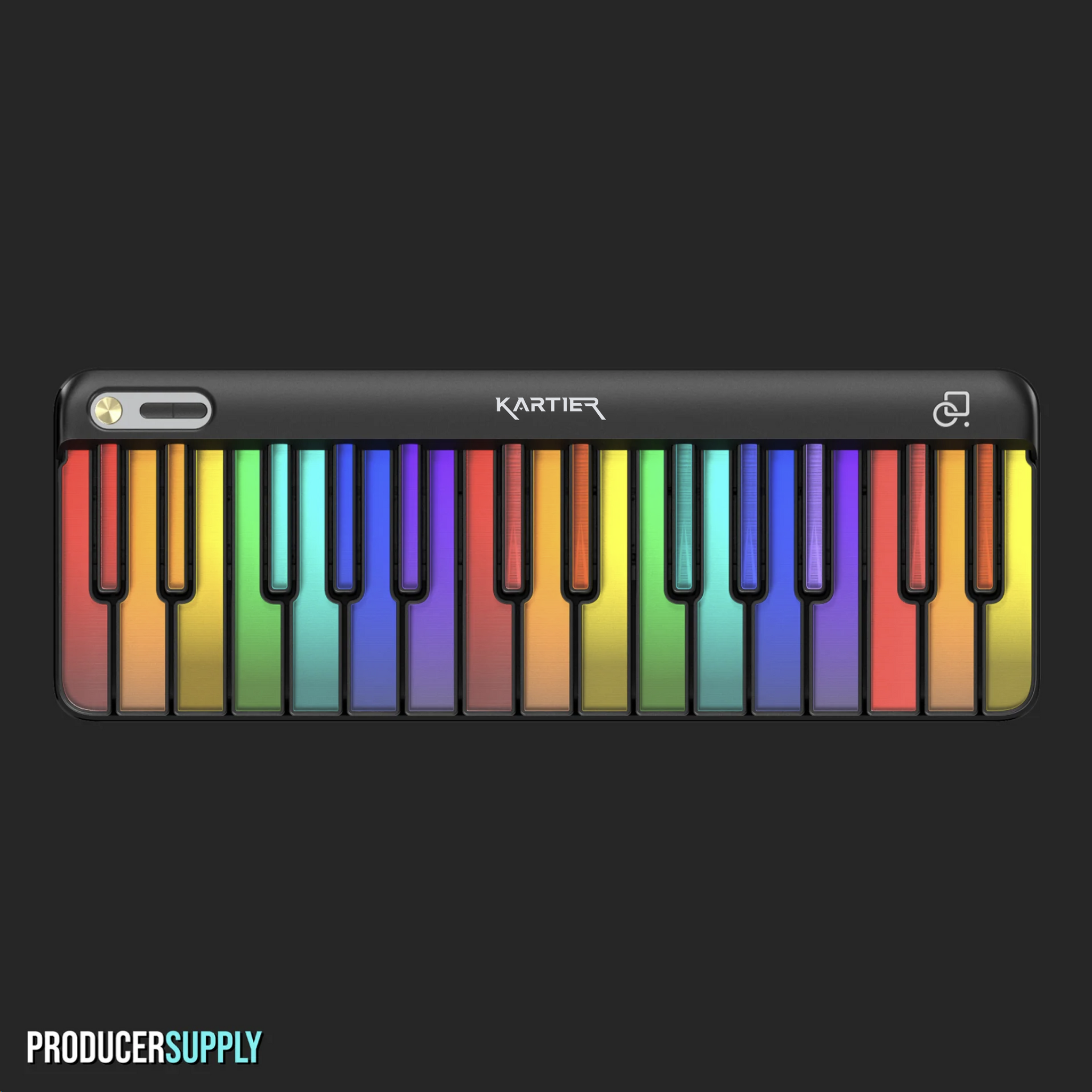 Kartier LED MIDI Keyboard - 1,000+ Famous Sounds/Presets Included