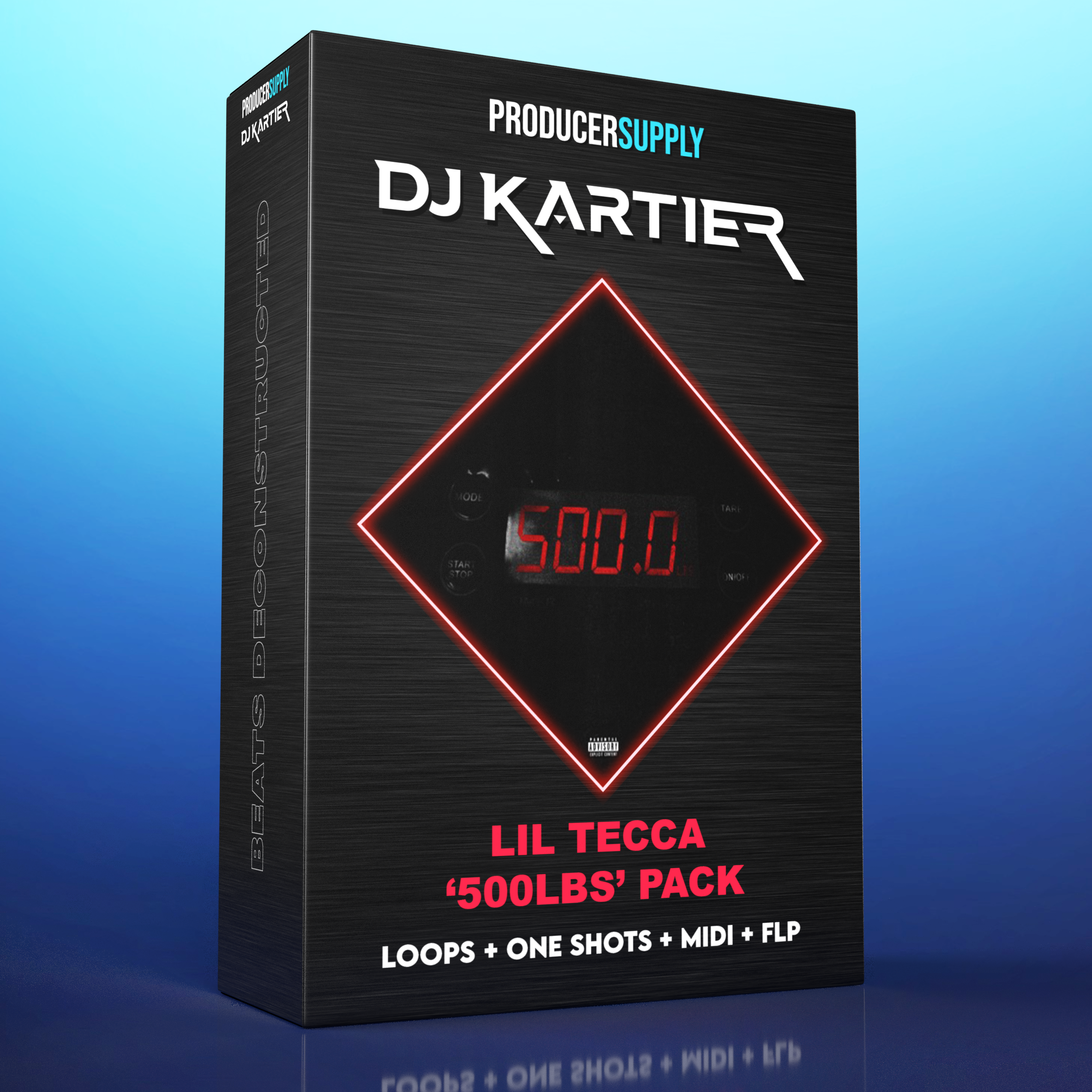 Lil Tecca - '500lbs' Beat Deconstructed Kit | Loops + One Shots + MIDI + FLP