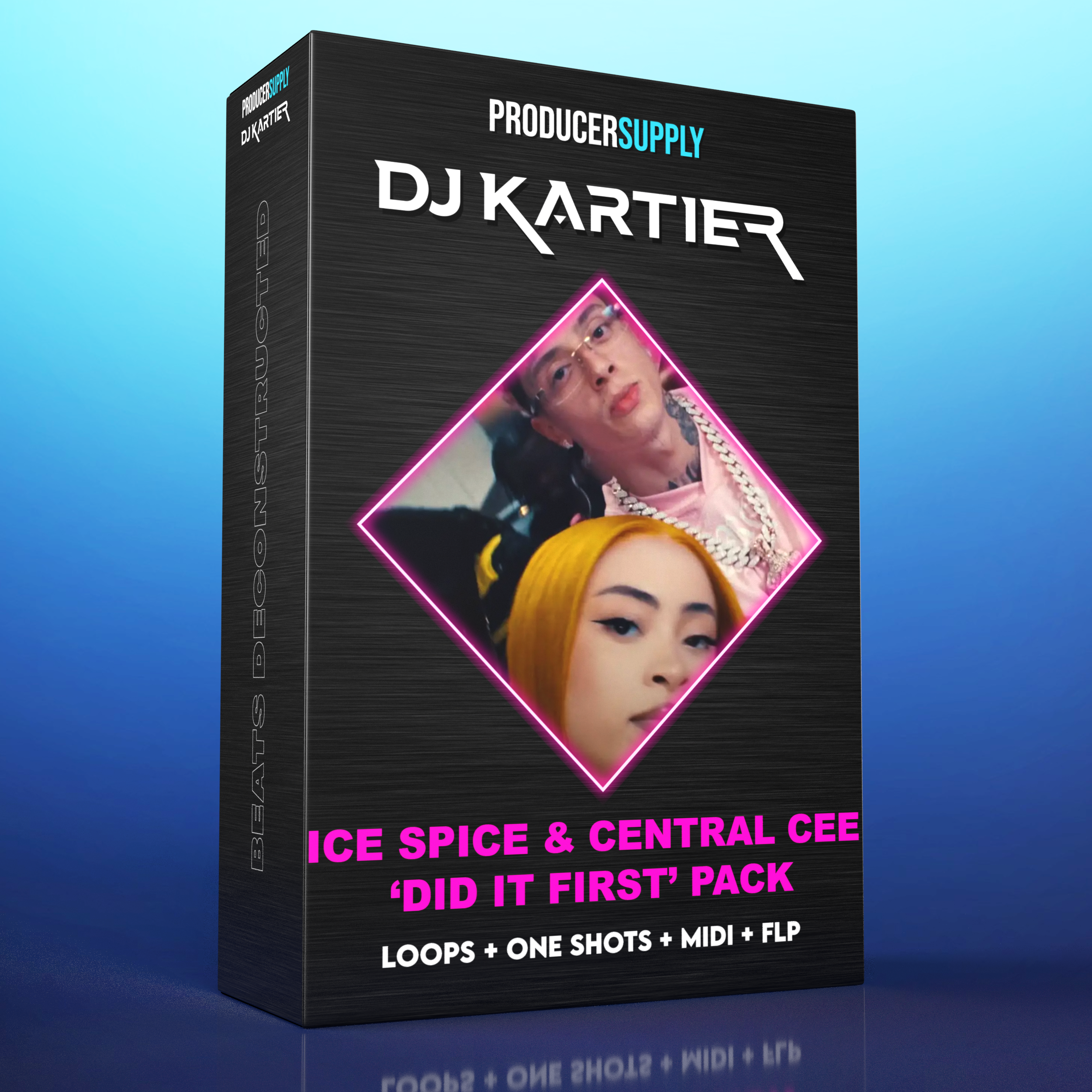Ice Spice & Central Cee - 'Did It First' Beat Deconstructed Kit | Loops + One Shots + MIDI + FLP
