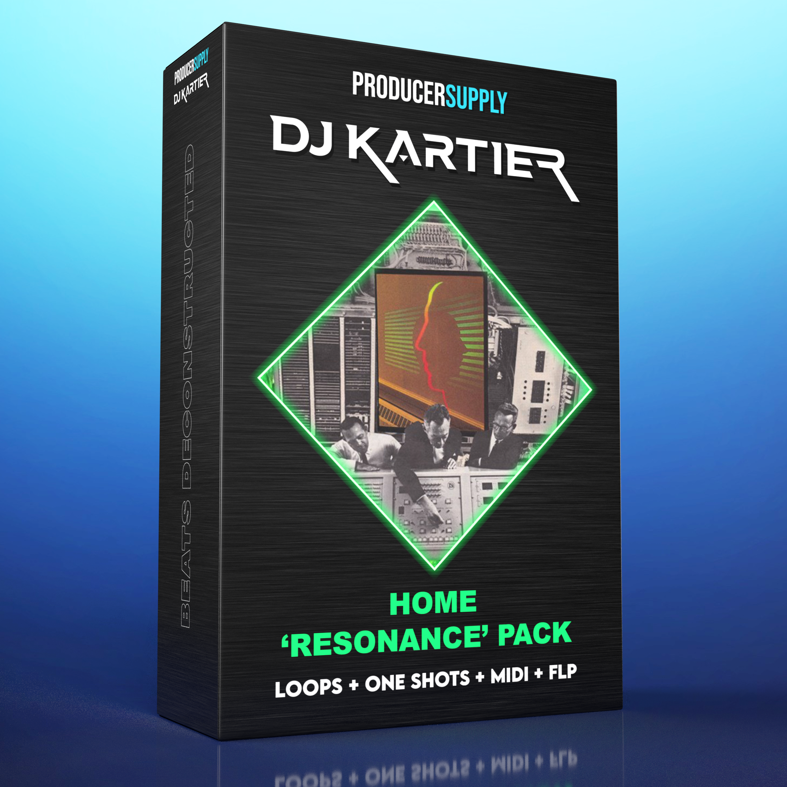 HOME - 'Resonance' Beat Deconstructed Kit | Loops + One Shots + MIDI + FLP