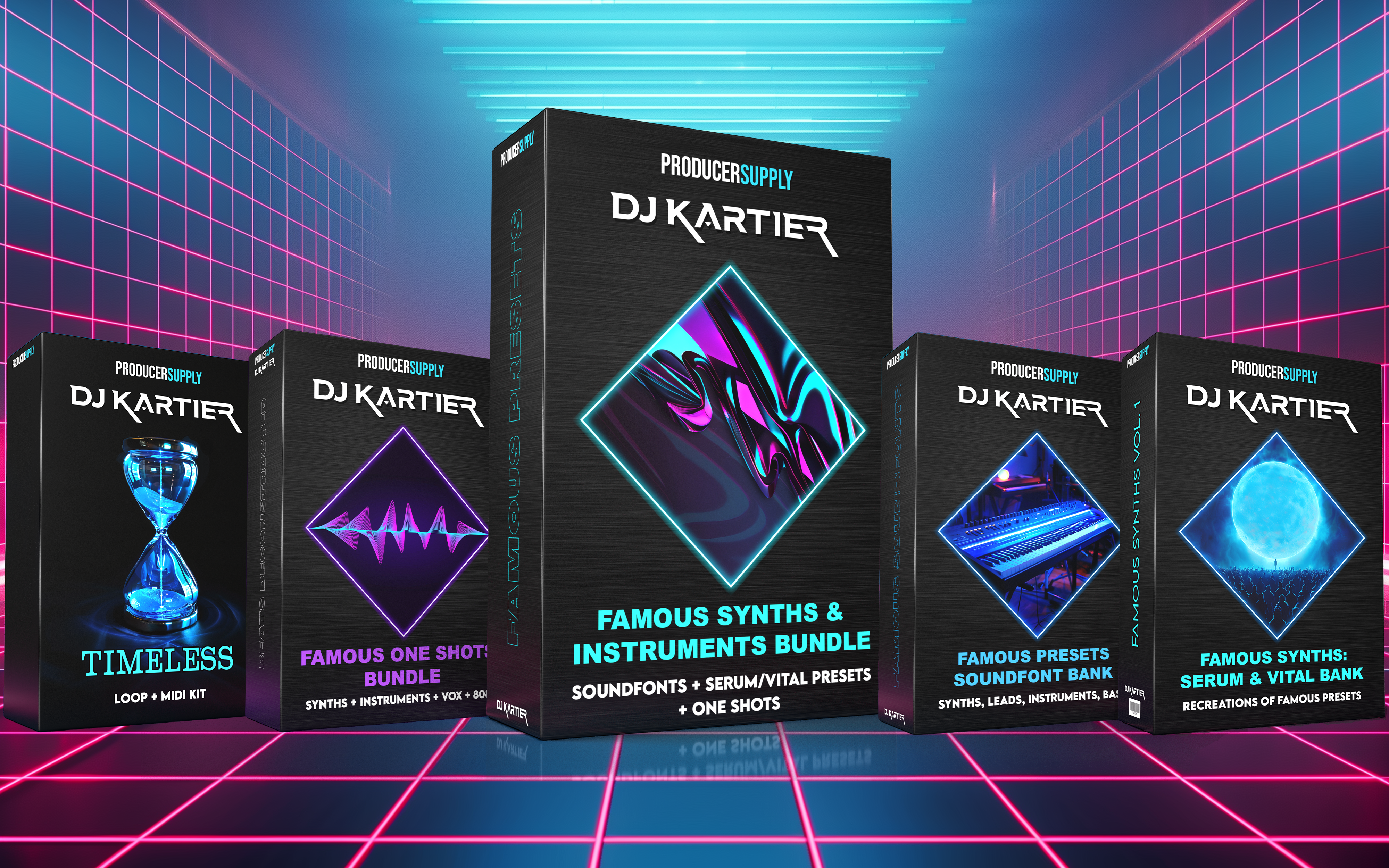 Famous Synths & Instruments Preset Bundle Vol 1.
