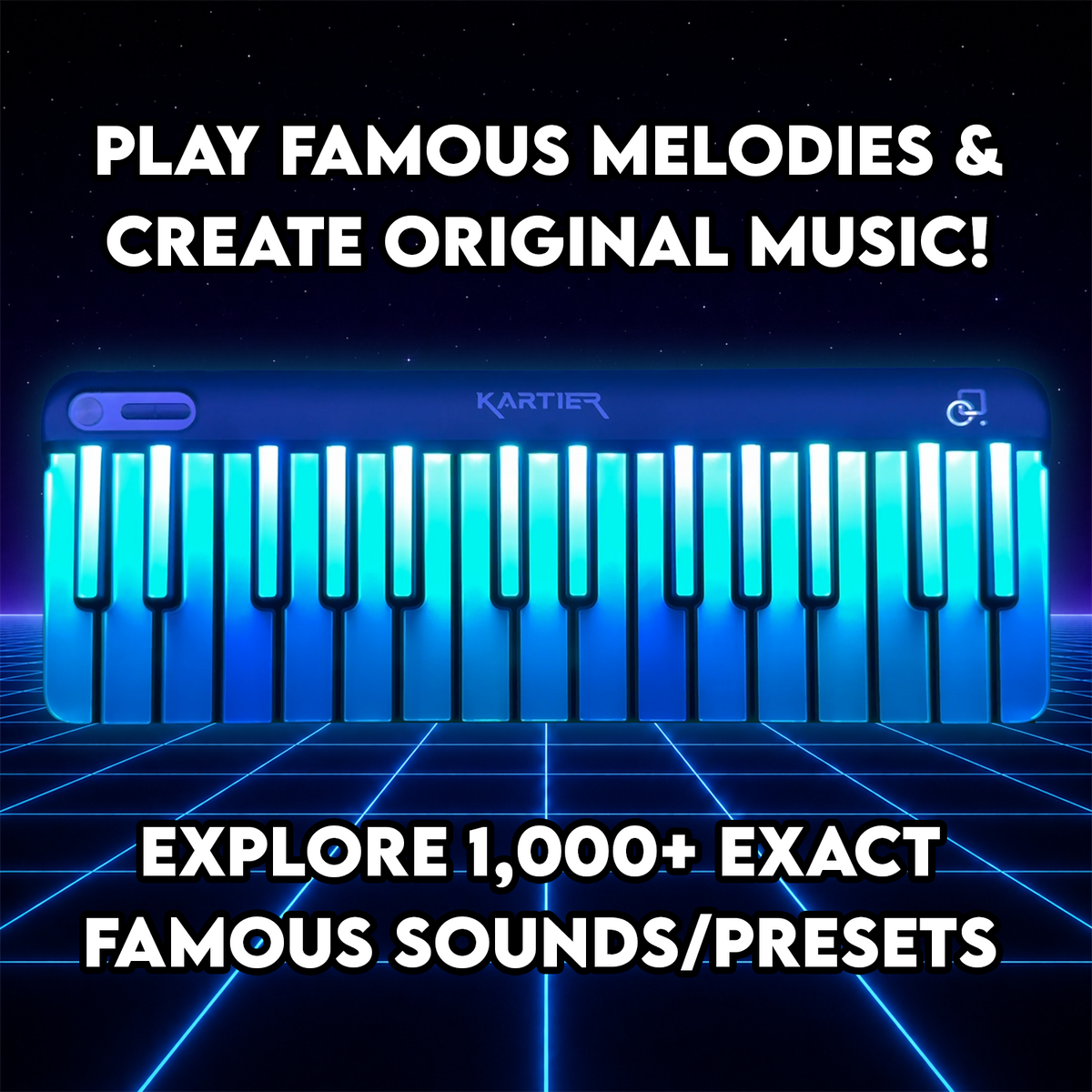kartier piano midi keyboard famous sounds