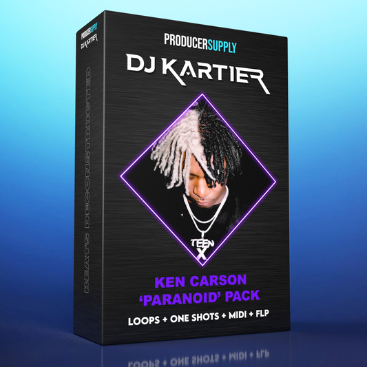 Ken Carson - 'Paranoid' Beat Deconstructed Kit | Loops + One Shots + MIDI + FLP