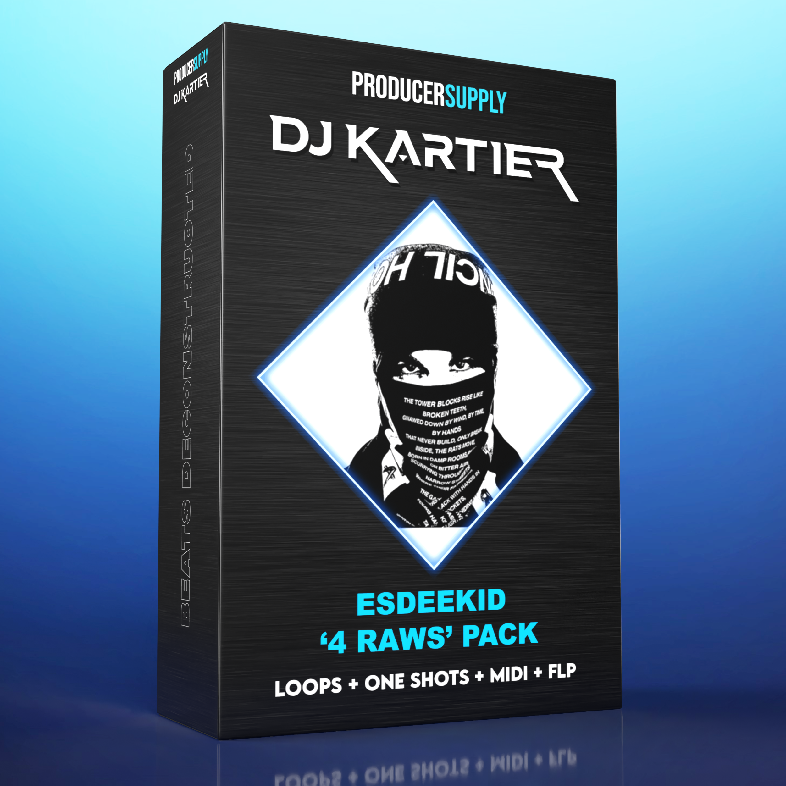 EsDeeKid - '4 Raws' Beat Deconstructed Kit | Loops + One Shots + MIDI + FLP