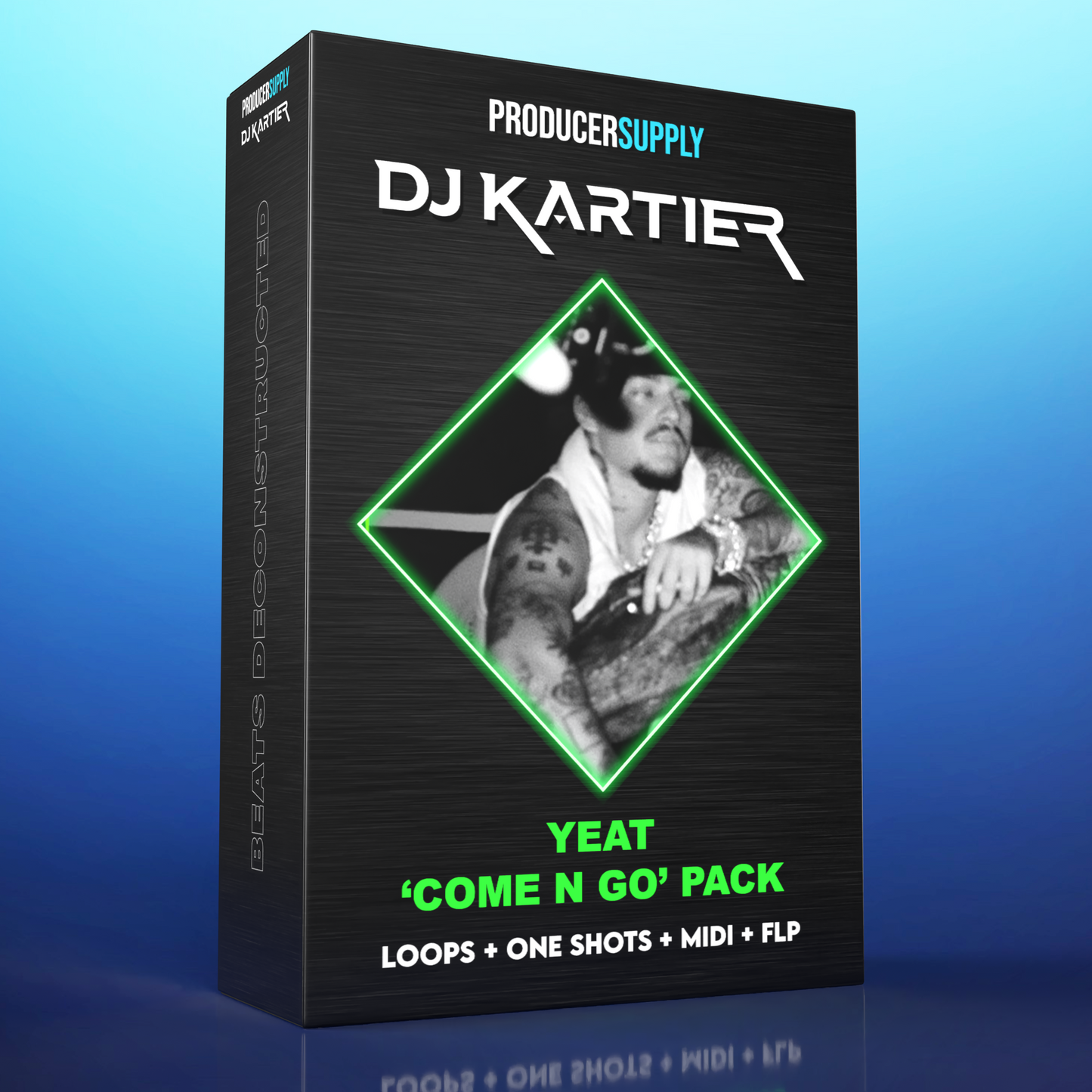 Yeat - 'Come N Go' Beat Deconstructed Kit | Loops + One Shots + MIDI + FLP