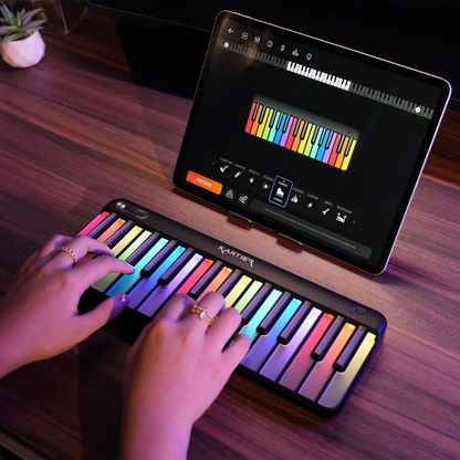 Light Up LED Piano Kartier Keyboard IOS Android App